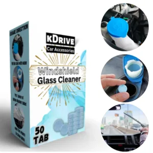 Premium Kdrive Car Windshield Washer Tablet, 50 Tablets
