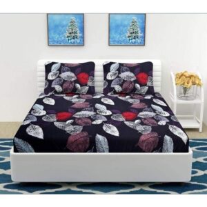 100 Percent Glacecotton Fitted bed sheet with 2 pillow covers