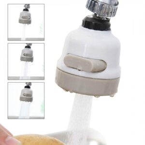 360 Degree Rotating Adjustable Tap 3-Gear Adjustable Head Splash