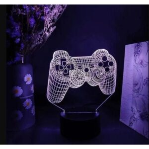 3D Gamepad LED Illusion Lamp