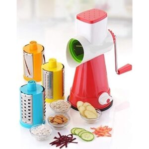 4 in 1 Rotary Drum Vegetable Grater & Slicer