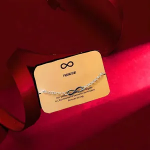 Avr Jewells Shinning Infinity Bracelet For Women and Girls