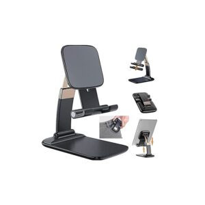 Adjustable & Foldable Mobile Stand, Metal Stand Holder For Mobile Phone And Tablet, Up To 10 Inch