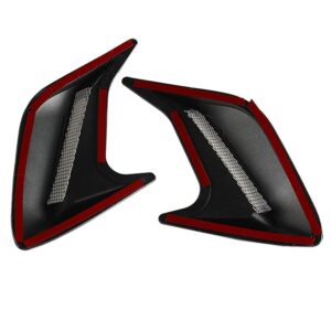 Air Flow Duct Racing Side Scoop Vent Air Flow Sticker Universal for All Cars, Pack of 2