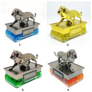 Car Dashboard Organic Perfumes with Trending Design Refillable Car Liquid Perfume, Lion Shaped, Pack of 1