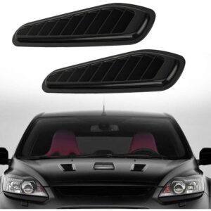 Car Decorative Air Flow Duct Racing Side Scoop Vent Air Flow Sticker Universal for All Cars, Model 3, Pack of 2