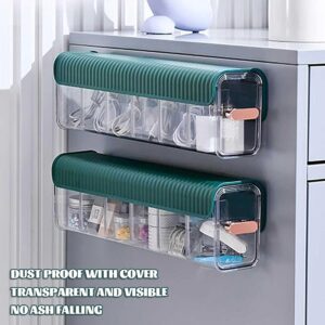 Wall Hanging Transparent Underwear Panties Storage Box, Pack of 2
