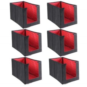 Closet Organizer-Foldable Shirts and Clothing Organizer Stackers, Pack of 6