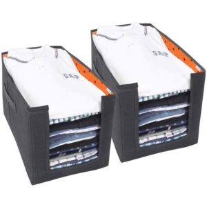 Cloth Organizer - Non Woven Foldable Cloth Organizer, Pack of 2