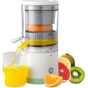 Cordless Citrus Juicer, Portable USB Charging Fruit Squeezer, 360-degree Electric Juicer for Lemons and Oranges, Electric