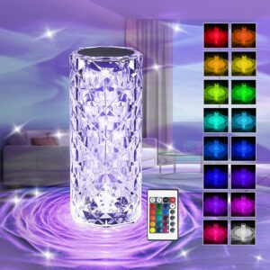 16 Colors Changing Crystal Table Lamp with RGB Touch