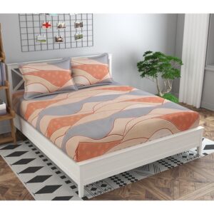 Snooze Combo Glace Cotton Fitted Double Bedsheets