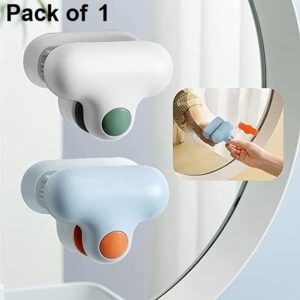 Glass Cleaner- T-Shaped Descaling Glass Brush, Bathroom Toilet Glass Mirror Wiper, Cleaning Brush, Pack of 1