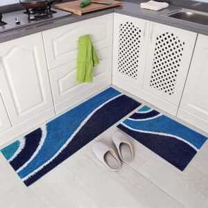 Kitchen Runner & Mat Combo Anti Slip Microfiber