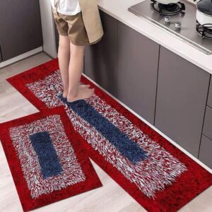 Kitchen Runner & Mat Combo Anti Slip Microfiber