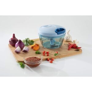 Mini Plastic Vegetable & Fruit Chopper, 450ml
