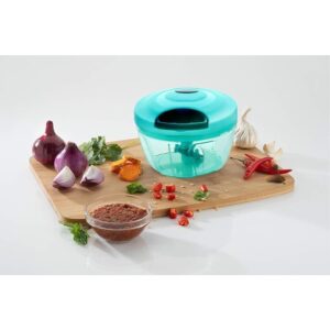 Mini Plastic Vegetable & Fruit Chopper, 450ml