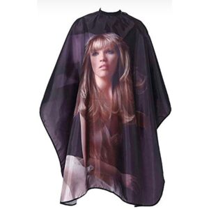 Multicolored Hair Cutting Apron Hairdressing Gown Cape Hair Cutting Barber Cloth Salon Accessories, Pack of 1