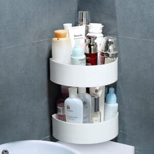 Multipurpose Wall Mount Bathroom Shelf and Rack for Home and Kitchen, 2 Bathroom Corner