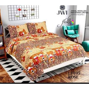Polycotton Printed Double Bedsheets