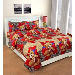 Polycotton Printed Double Bedsheets