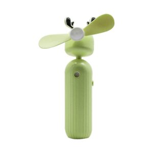 Portable Mini Humidifier Rechargeable Mist Spray Fan, Pack of 1, Green