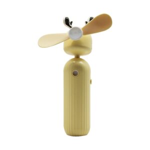 Portable Mini Humidifier Rechargeable Mist Spray Fan, Pack of 1, Yellow