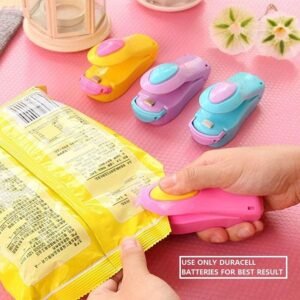 Portable Small Heat Sealer Mini Sealing Machine for Food Storage Vacuum Bag, Chip, Plastic, Snack Bags, Multicolor