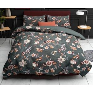 Pure Glace Cotton Printed Double Bedsheets