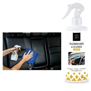 SAPI'S Dashboard & Leather Polish to Shine Black Look, Zero dust Attraction & Spotless Car Care, Car Accessories