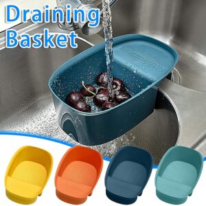 Sink Strainer Basket Kitchen Drain Shelf Sink Storage Holder, Multicolor