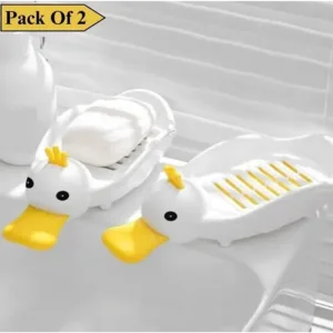 Soap Dish Self Draining Soap Holder Plastic, Pack Of 2