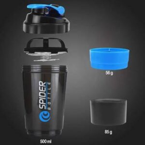 Spider Protein Shaker, Sipper Bottle, Gym Bottle - 600 ml Shaker
