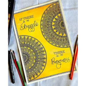 Blissful Mandala Art for Home Decoration & Wall Art