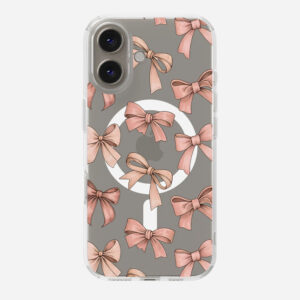 Whimsy Ribbon Clear Magsafe Clear Phone Case