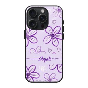 Violet Garden Glass Name Case