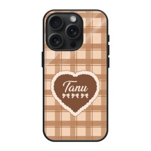 Sweet Heart Glass Name Case