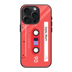 Retro Vibes Glass Name Case