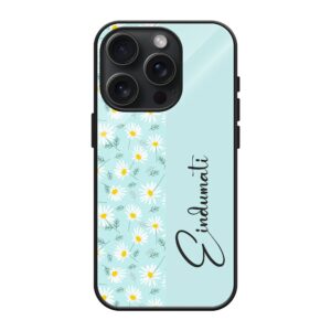 Pastel Daisy Glass Name Case