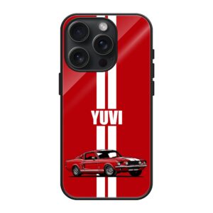 Mustang Glass Name Case