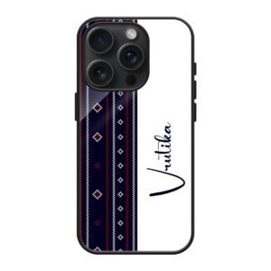 Ethnic Pixel Glass Name Case