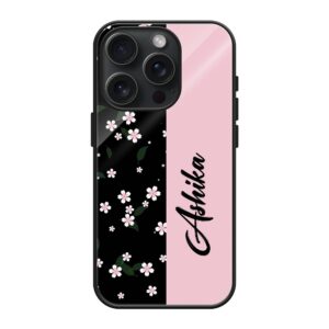 Cherry Blossoms Glass Name Case