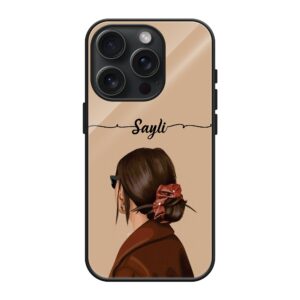 Bronze Glass Name Case