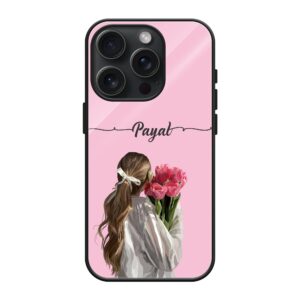 Bouquet Bliss Glass Name Case