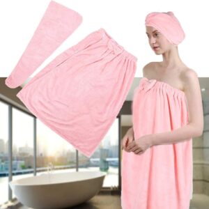 Women’s Quick-Drying Absorbent Towel with Hair-Drying Cap Set