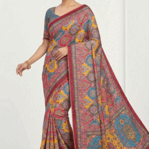 Wedding Special Real Mirror Work Saree For Women