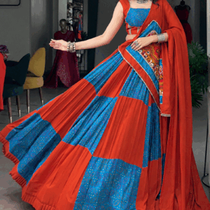 Designer Fully Stitched Real Mirror Work Lehenga Choli For Graba